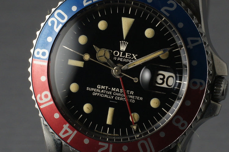 1963 Rolex GMT1675 PCG Gilt Underline with Military History