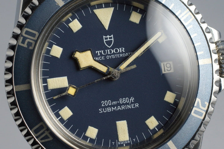 1981 Tudor Submariner 94110 Blue Snowflake