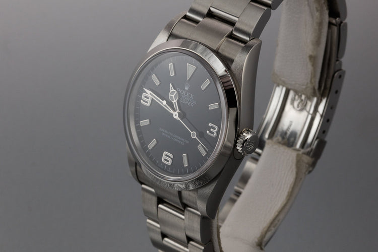 2003 Rolex Explorer 114270 with Box and Papers