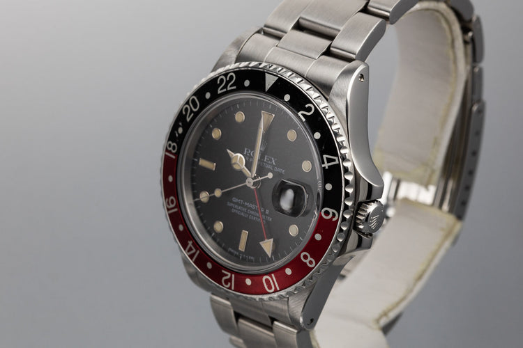 Rolex 1985 Fat Lady GMT-Master II with "Black Granite" Dial