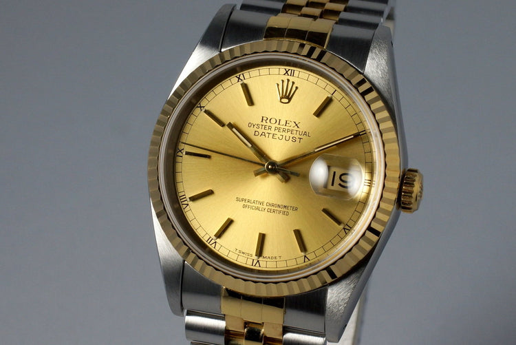 1991 Rolex Two Tone DateJust 16233