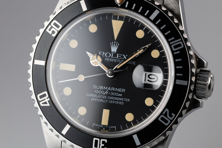 1983 Rolex Submariner 16800 Matte Dial