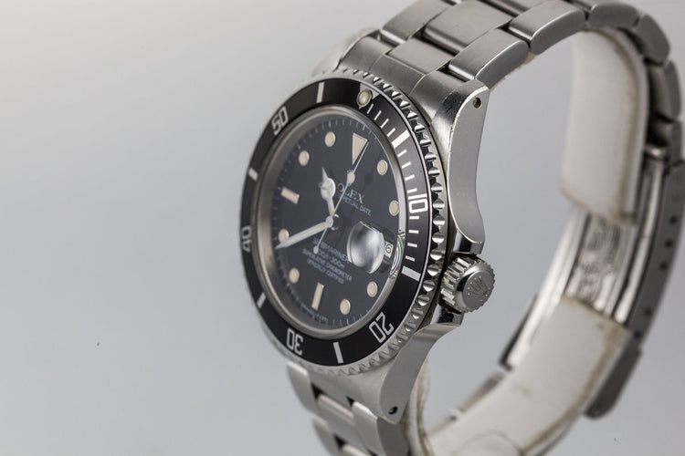 1985 Rolex Submariner 16800
