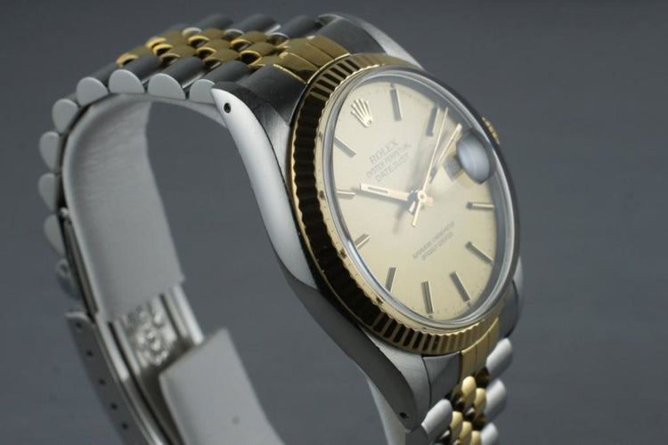 1987 Rolex Two Tone Datejust 16013