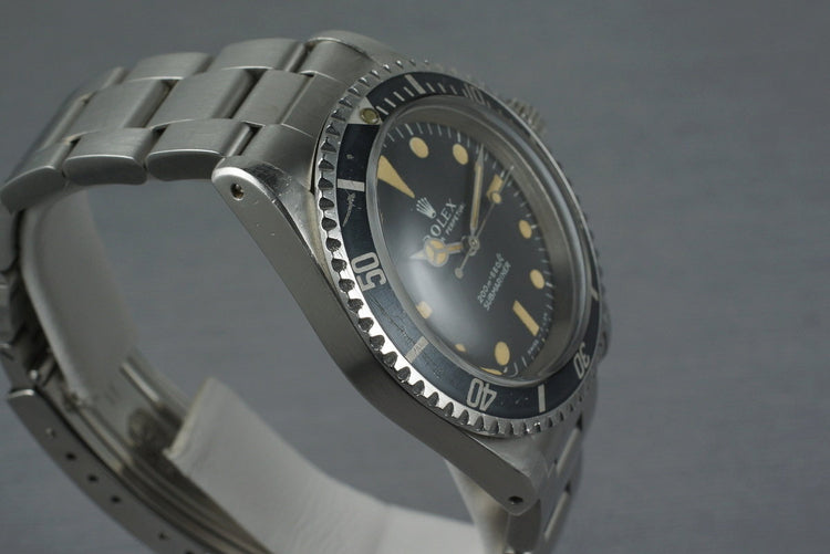1967 Rolex Submariner 5513 Meters First with RSC Papers