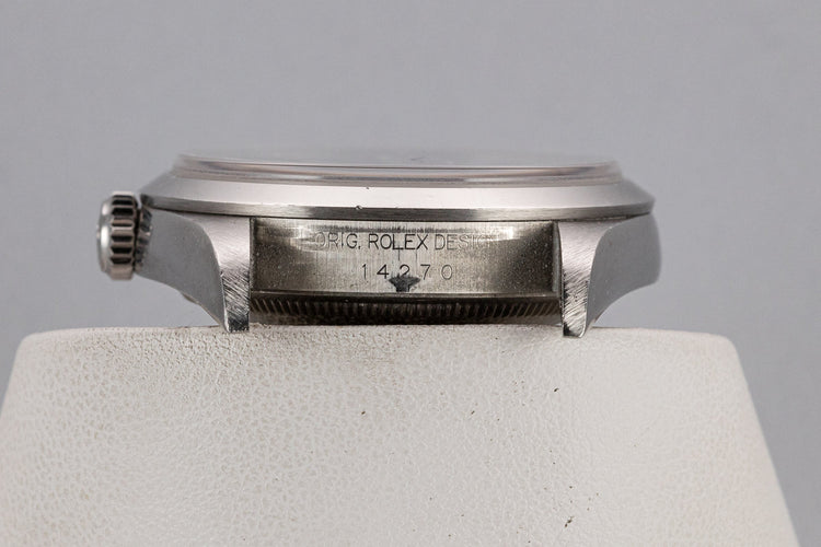 1999 Rolex Explorer I 14270 "SWISS" Only Dial