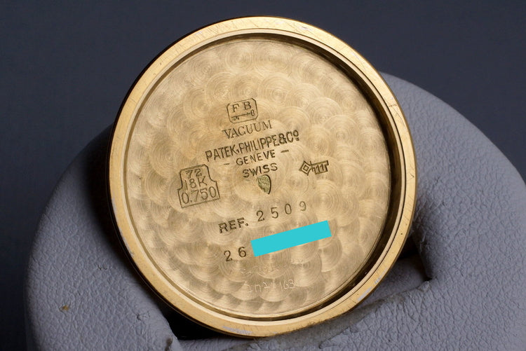 Vintage YG Patek Philippe 2509 with Papers