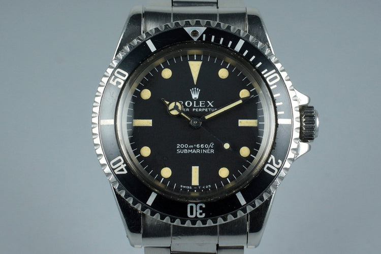 1967 Rolex Submariner 5513 Meters First