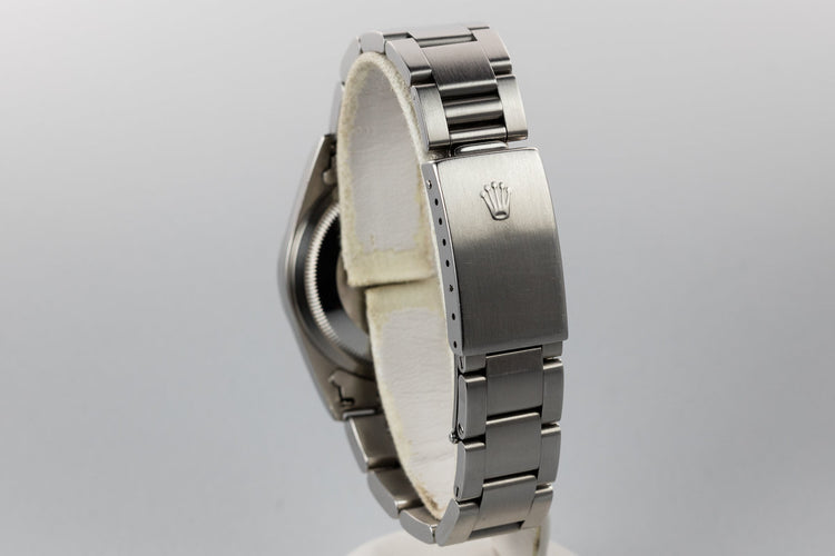 1999 Rolex DateJust 16200 Blue Roman Numeral Dial with Service Papers