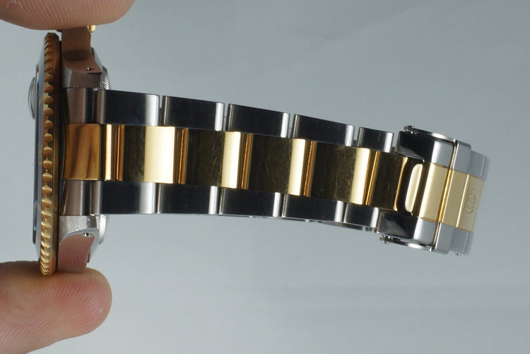 2000 Rolex Two Tone Blue Submariner 16613