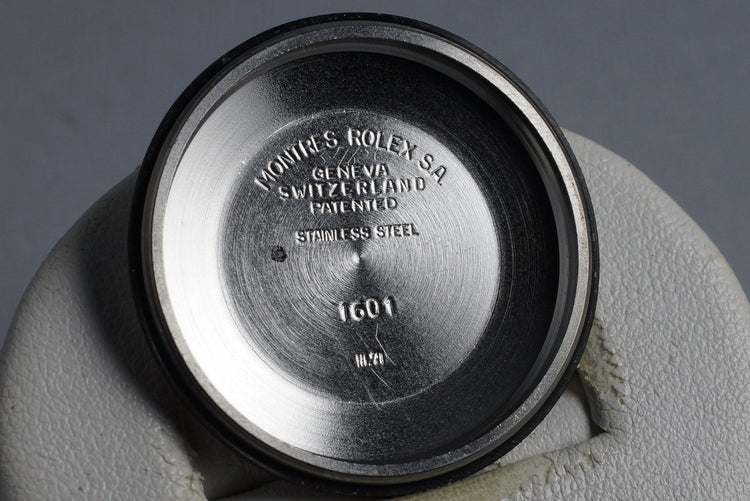 1971 Rolex DateJust 1601 Non-Luminous Blue Dial