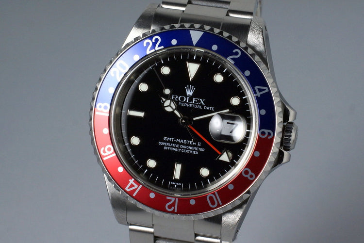 1997 Rolex GMT II 16710 with Box and Papers