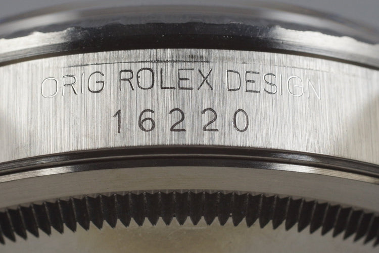1989 Rolex DateJust 16220 White Dial