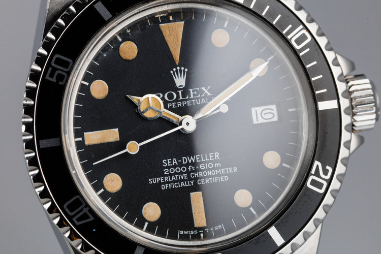 1978 Rolex Sea-Dweller 1665 with Service Papers
