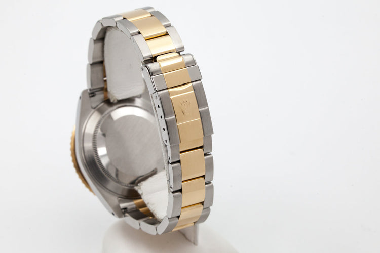 2000 Rolex Two Tone GMT II 16713 Black Dial