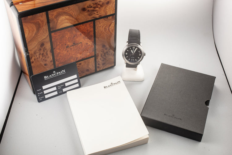 Blancpain Aqua Lung Grand Date 2850B-1130-64B with Box and Papers