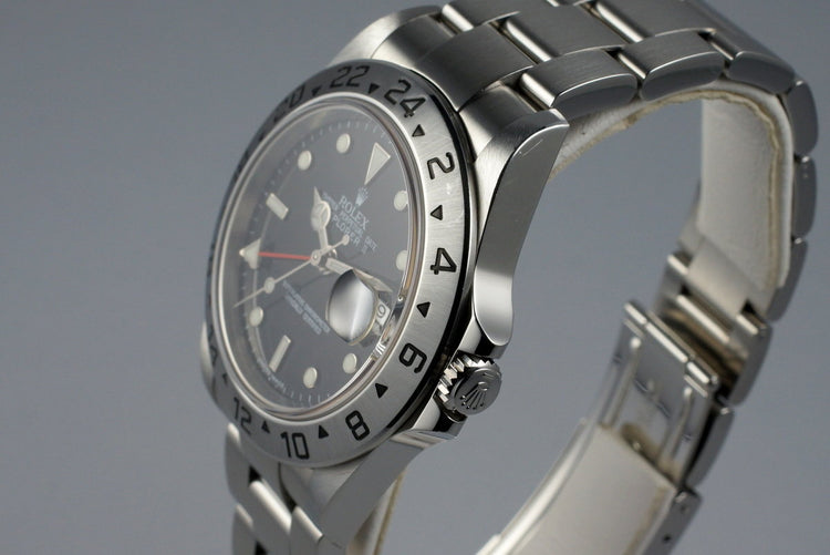 2003 Rolex Explorer II 16570 Black Dial