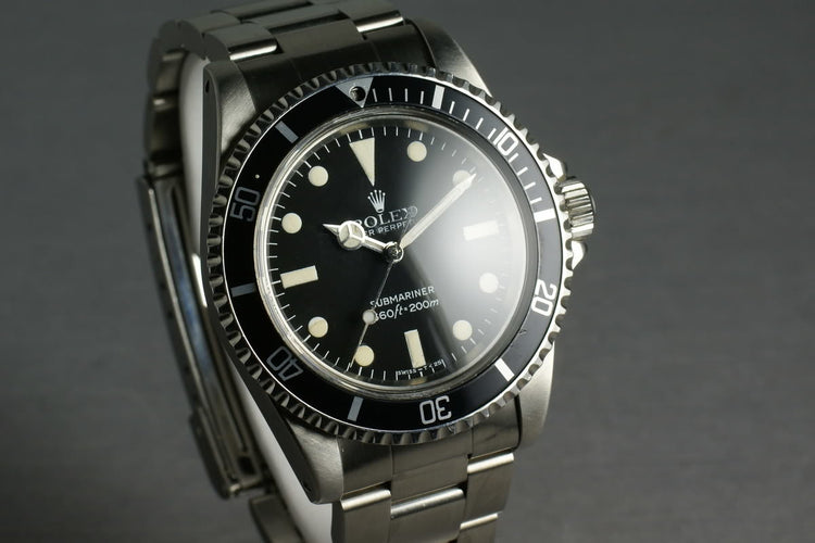 Rolex Submariner Dial 5513 Maxi dial with box and papers
