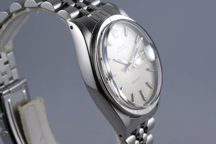 1972 Rolex OysterDate 6694 Silver Dial