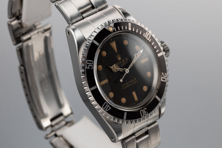 1965 Rolex Submariner 5513 with Tropical Gilt Dial