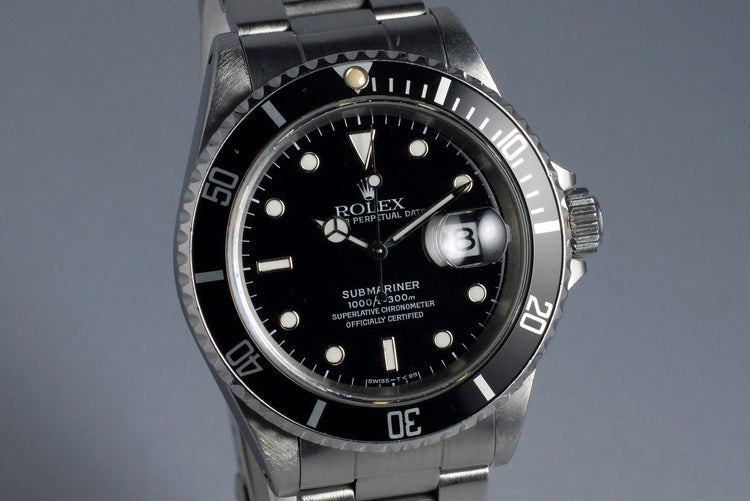 1991 Rolex Submariner 16610