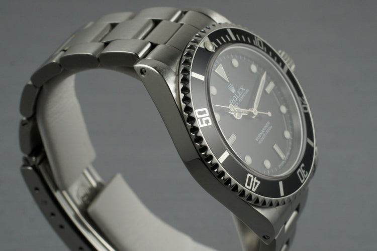 2003 Rolex Submariner 14060M with Box and Receipt