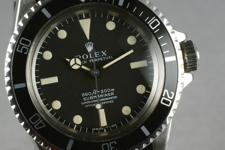 Rolex Submariner 5512 with Box, Papers, tags, etc.