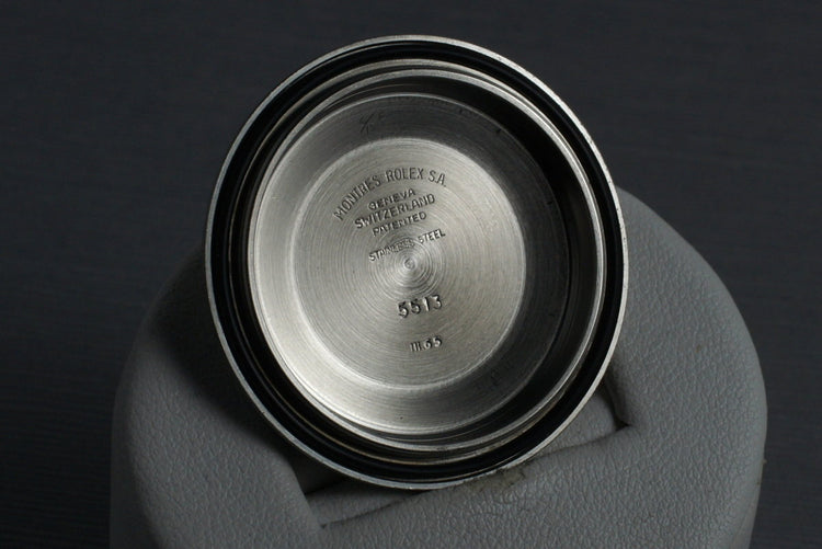 1965 Rolex Submariner 5513 Tropical Gilt Dial with Service Papers