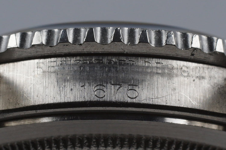 1961 Rolex GMT 1675 PCG Gilt Chapter Ring