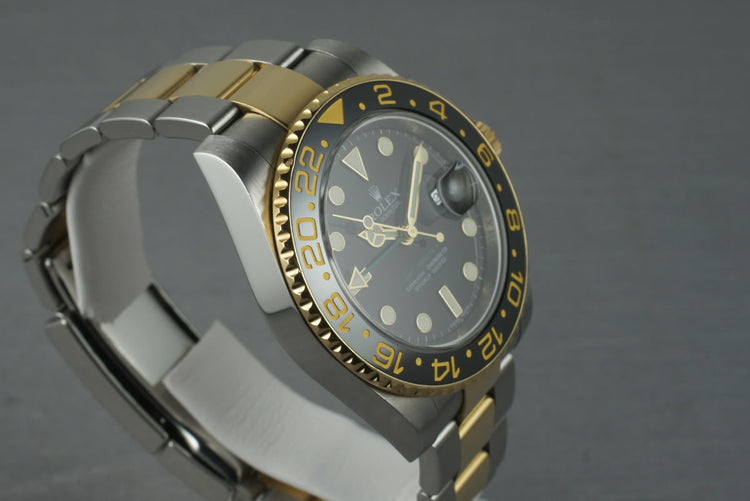 2010 Rolex Ceramic GMT 116713 with Box and Papers