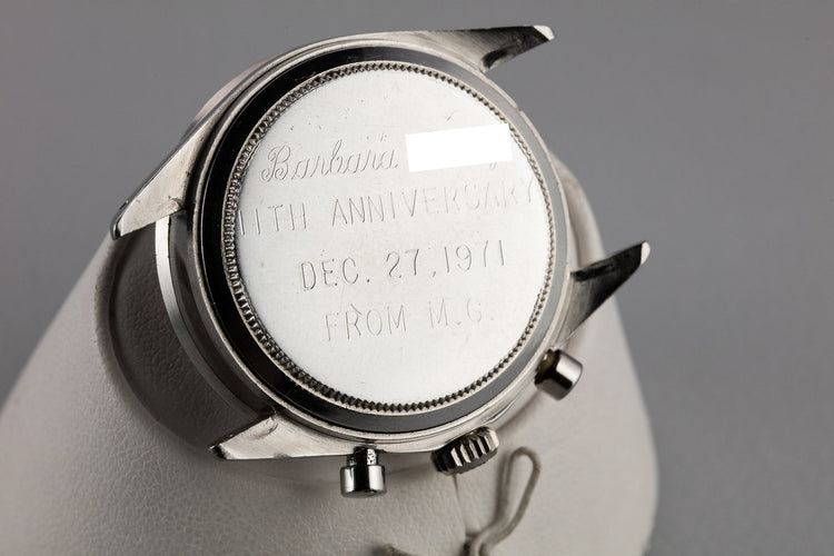 1969 Rolex "Paul Newman" Daytona 6239 with "Barbara" Aviation Documents and Photographs