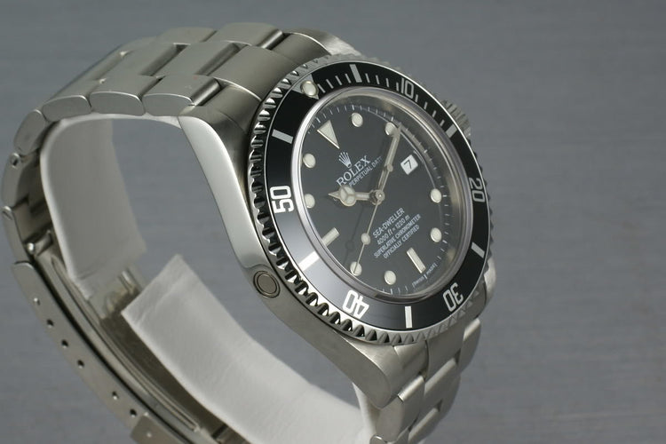 Rolex Sea Dweller 16600 with Box and Guarantee Paper