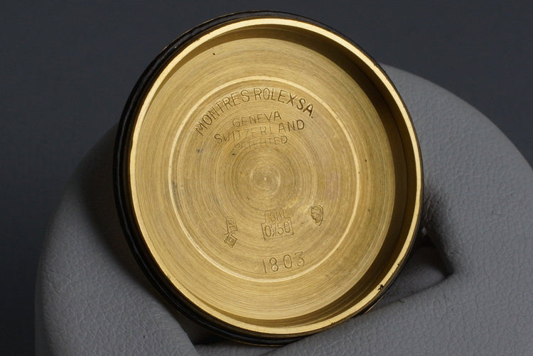 1972 Rolex YG Day-Date 1803 Champagne Sigma Dial