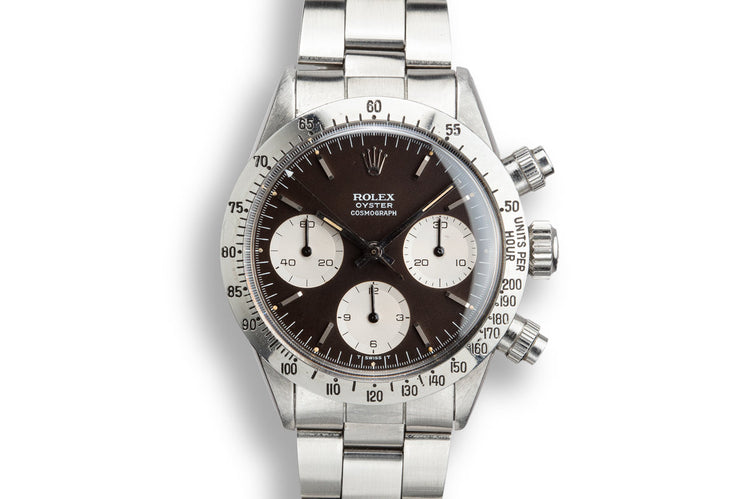 1971 Rolex Daytona 6265 with Dark Chocolate Tropical Dial