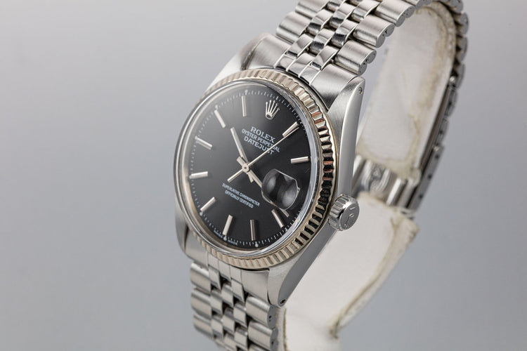 1970 Rolex DateJust 1601 with Black Service Dial