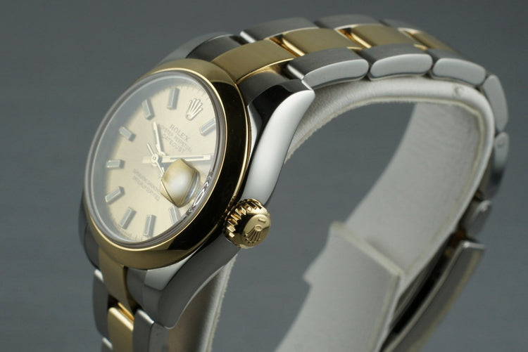 2003 Rolex Ladies Two Tone Datejust 179163