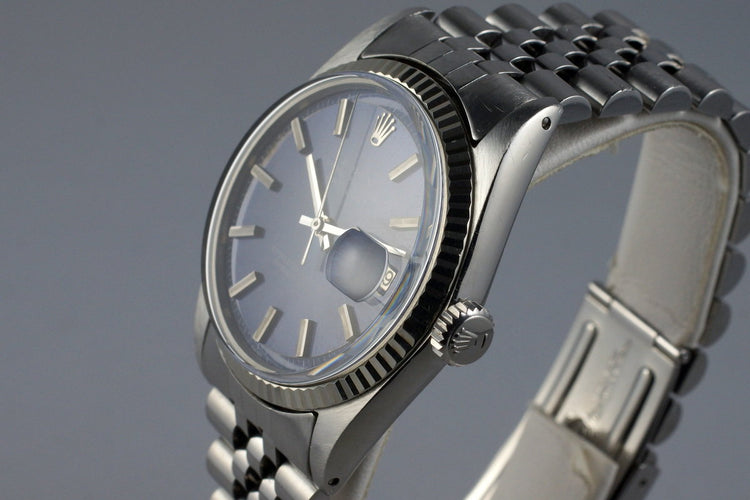 1978 Rolex DateJust 1601 Blue Dial