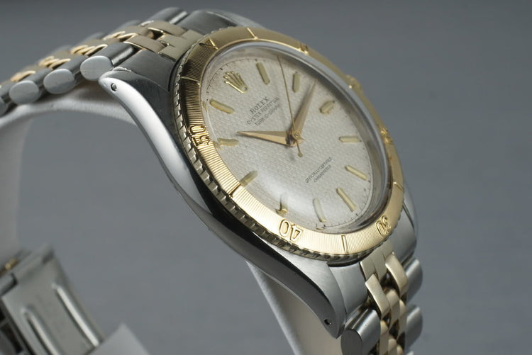 1954 Rolex Turn-O-Graph 18K/SS 6202 with White Waffle Dial