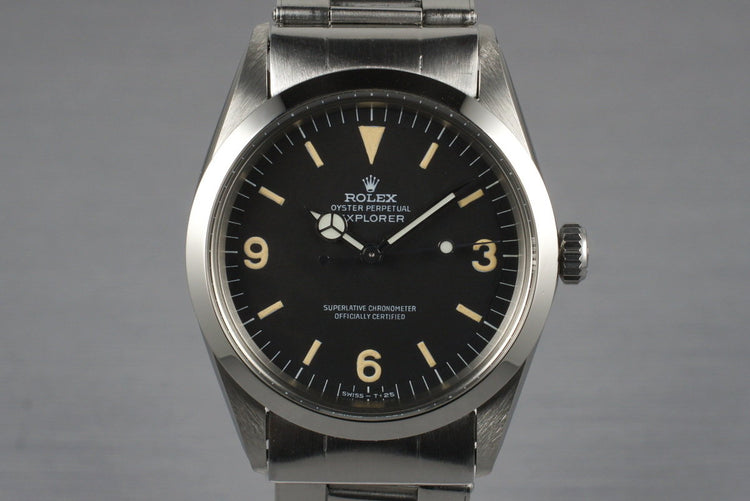 1969 Rolex Explorer 1 1016 with Japanese Service Papers