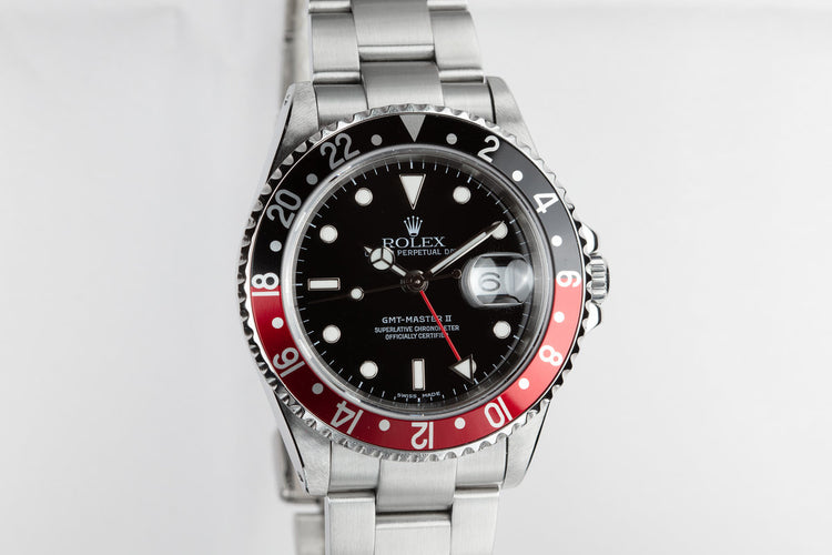 2002 Rolex GMT-Master II 16710 "Coke" with Box and Papers