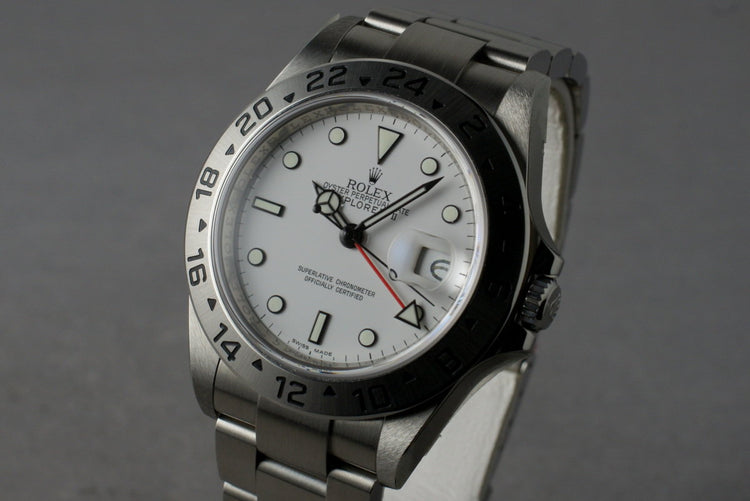 2012 Rolex Explorer II 16570 with Box and Papers New with 3186 Movement