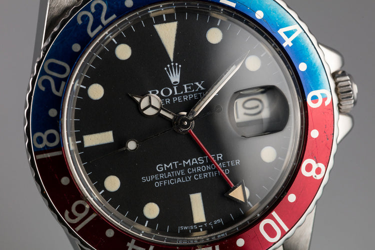 1984 Rolex GMT-Master 16750 "Pepsi" Matte Dial