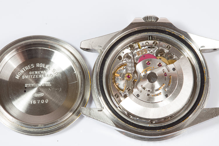 1995 Unpolished Rolex GMT Master 16700 Faded Pepsi Bezel & Tritium Dial