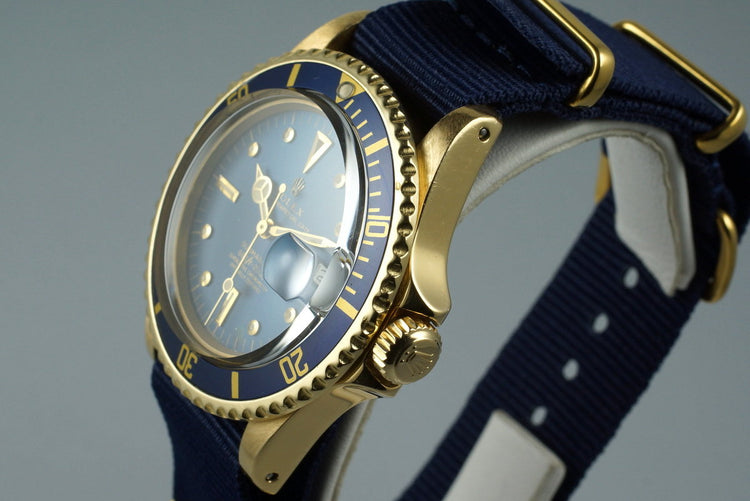 1978 YG Rolex Submariner 1680 Blue Dial