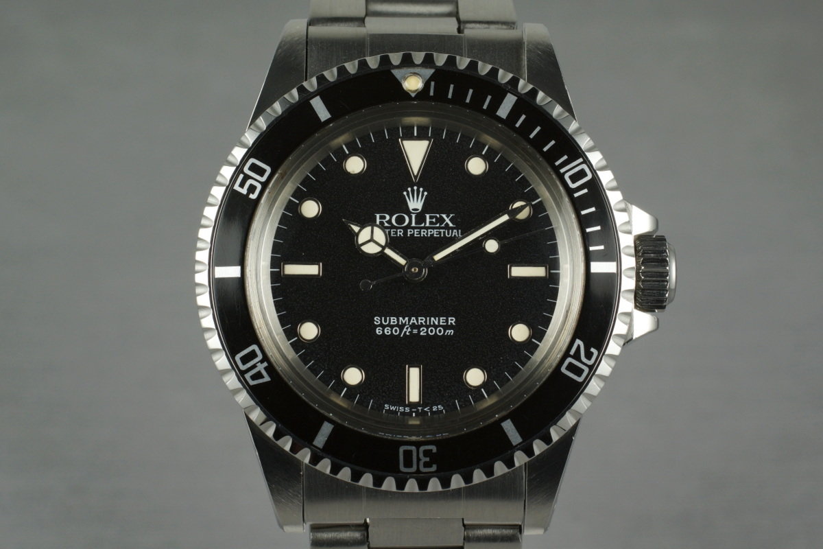 HQ Milton 1989 Rolex Submariner 5513 Inventory 4824 For Sale