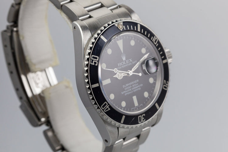 1982 Rolex Submariner 16800 Matte Dial