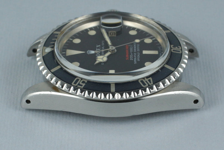 1969 Rolex Red Submariner 1680 Mark II Meters First Dial