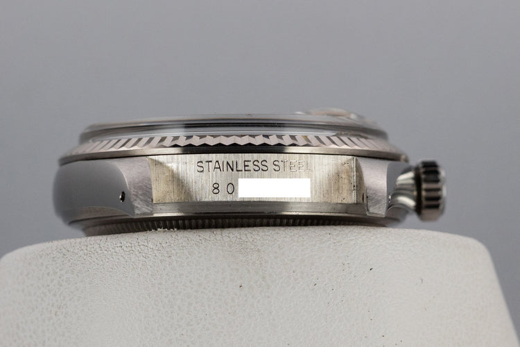 1980 Rolex DateJust 16014 Silver Dial