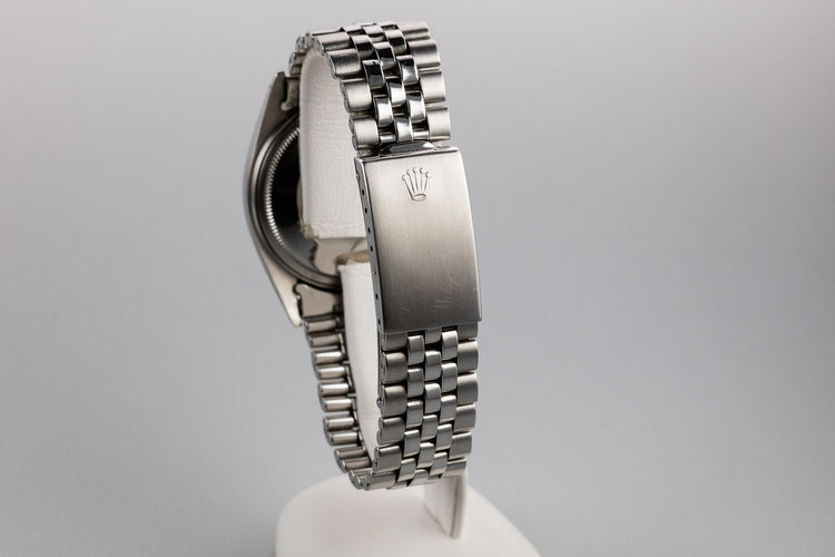 1973 Rolex DateJust 1601 No Lume Silver Dial with Box and Papers