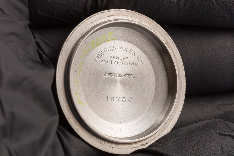 1984 Vintage Rolex GMt-Master 16750 "Pepsi" with Service Papers